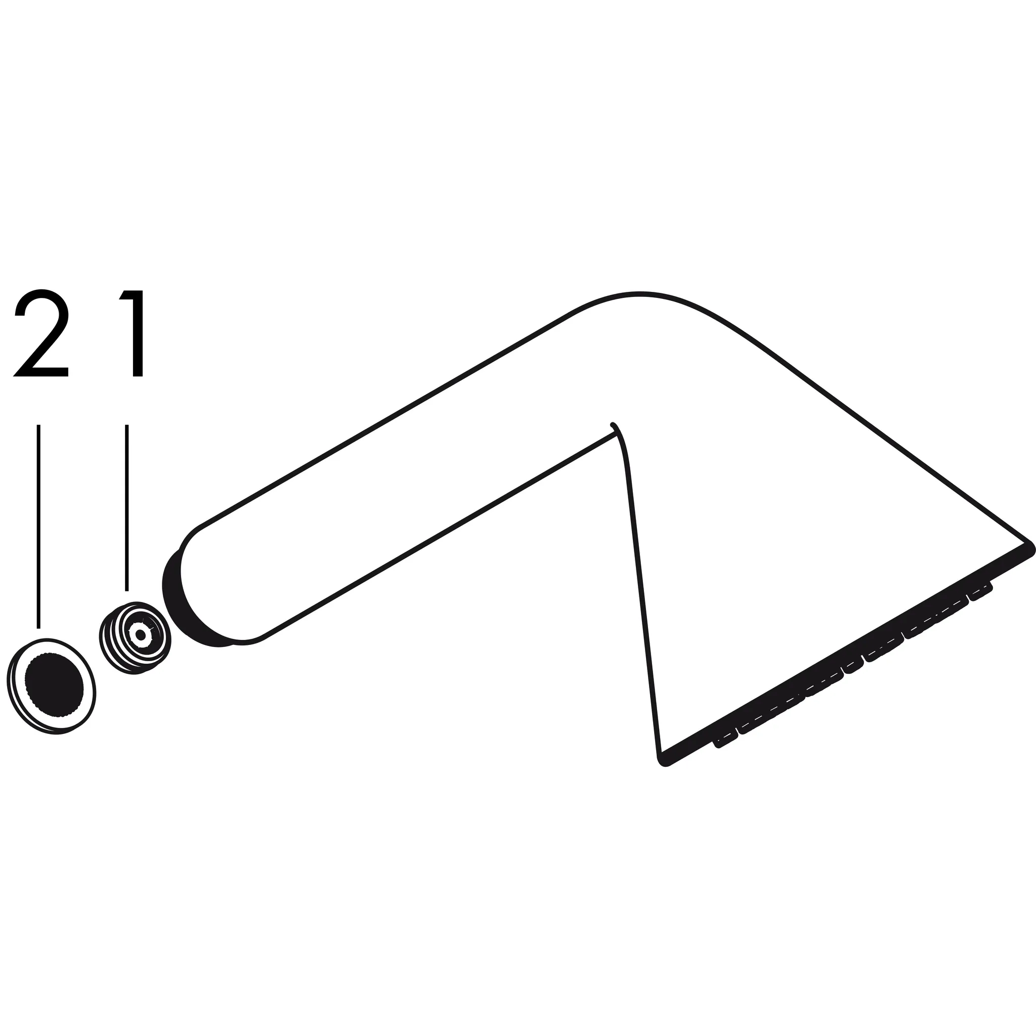 AXOR Showers/Front Handbrause 85 1jet Brushed Bronze AXOR Showers/Front Handbrause 85 1jet Brushed Bronze