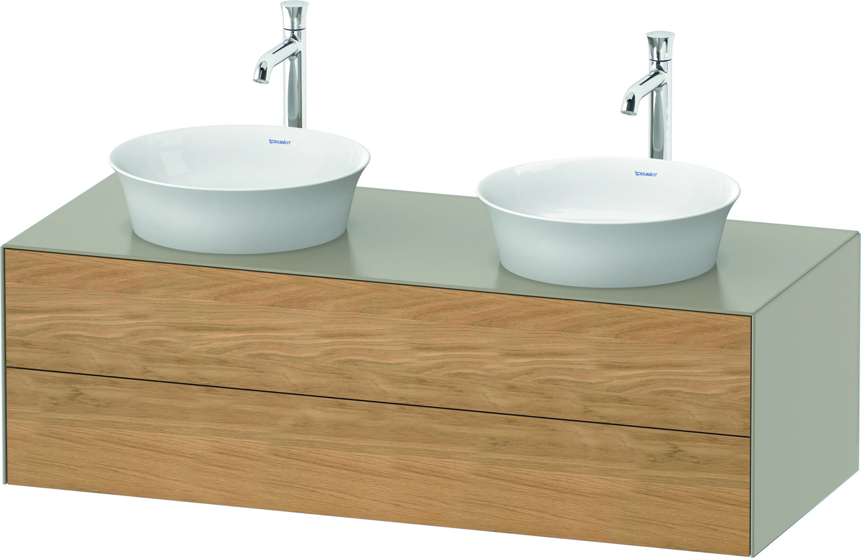 Duravit Waschtischunterschrank wandhängend „White Tulip“ 130 × 40,8 × 55 cm