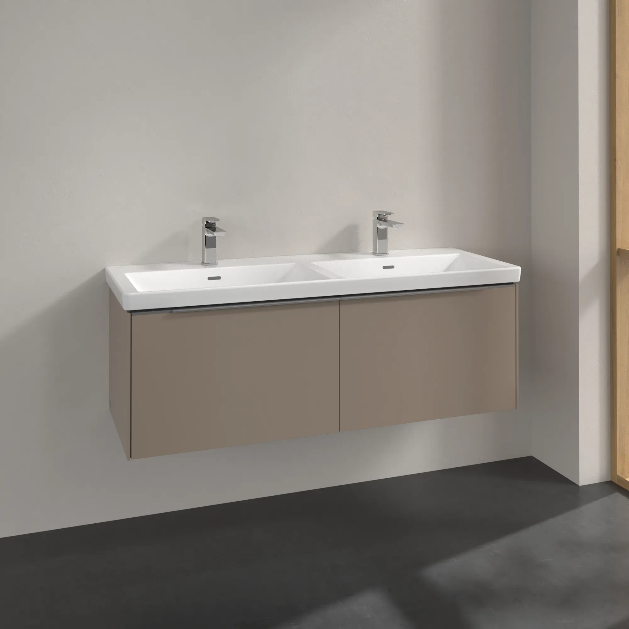 Villeroy & Boch Subway 3.0 Waschbeckenunterschrank C56700, 1272 x 429 x 478 mm, Taupe Villeroy & Boch Subway 3.0 Waschbeckenunterschrank C56700, 1272 x 429 x 478 mm, Taupe