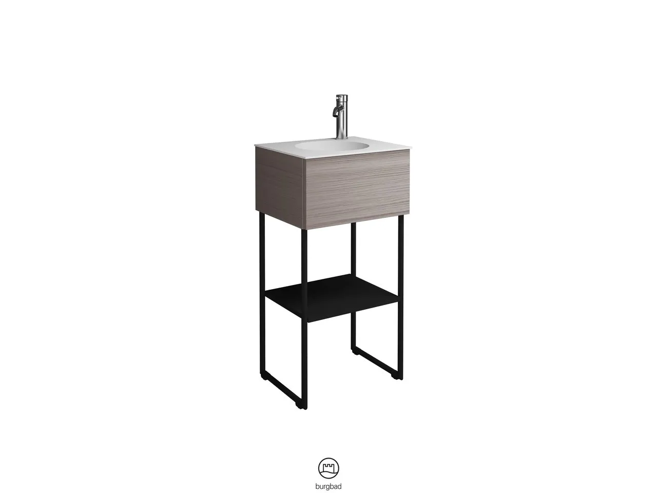 burgbad Badmöbelset „Coco“ in Sandstein Hochglanz burgbad Badmöbelset „Coco“ in Sandstein Hochglanz