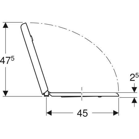 Geberit WC-Sitz ehemals Keramag „Renova Comfort“, Befestigung von unten Geberit WC-Sitz ehemals Keramag „Renova Comfort“, Befestigung von unten