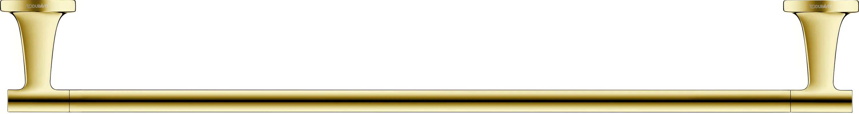 Duravit Starck T Handtuchhalter, Gold Poliert Duravit Starck T Handtuchhalter, Gold Poliert