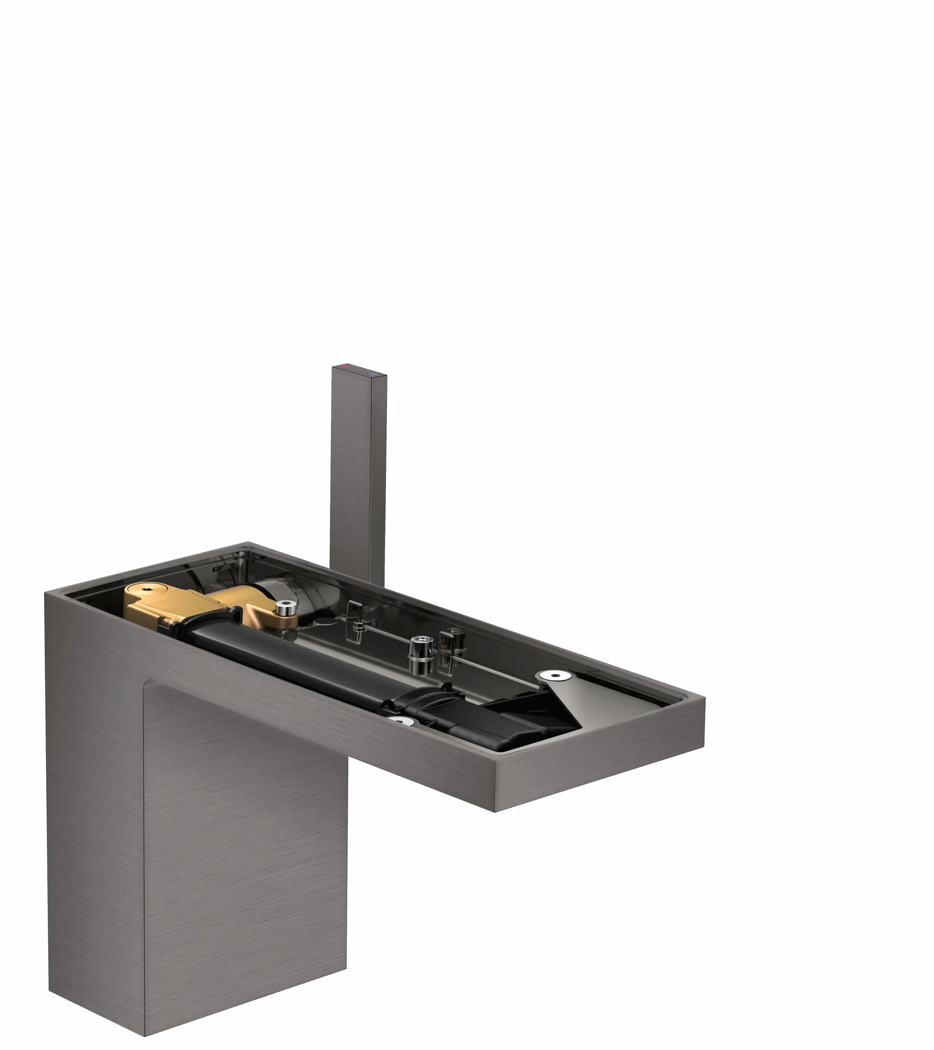 Hansgrohe AXOR MyEdition Einhebel-Waschtischmischer 110, Brushed Black Chrome, Ausladung 150 mm, Auslaufhöhe 110 mm Hansgrohe AXOR MyEdition Einhebel-Waschtischmischer 110, Brushed Black Chrome, Ausladung 150 mm, Auslaufhöhe 110 mm