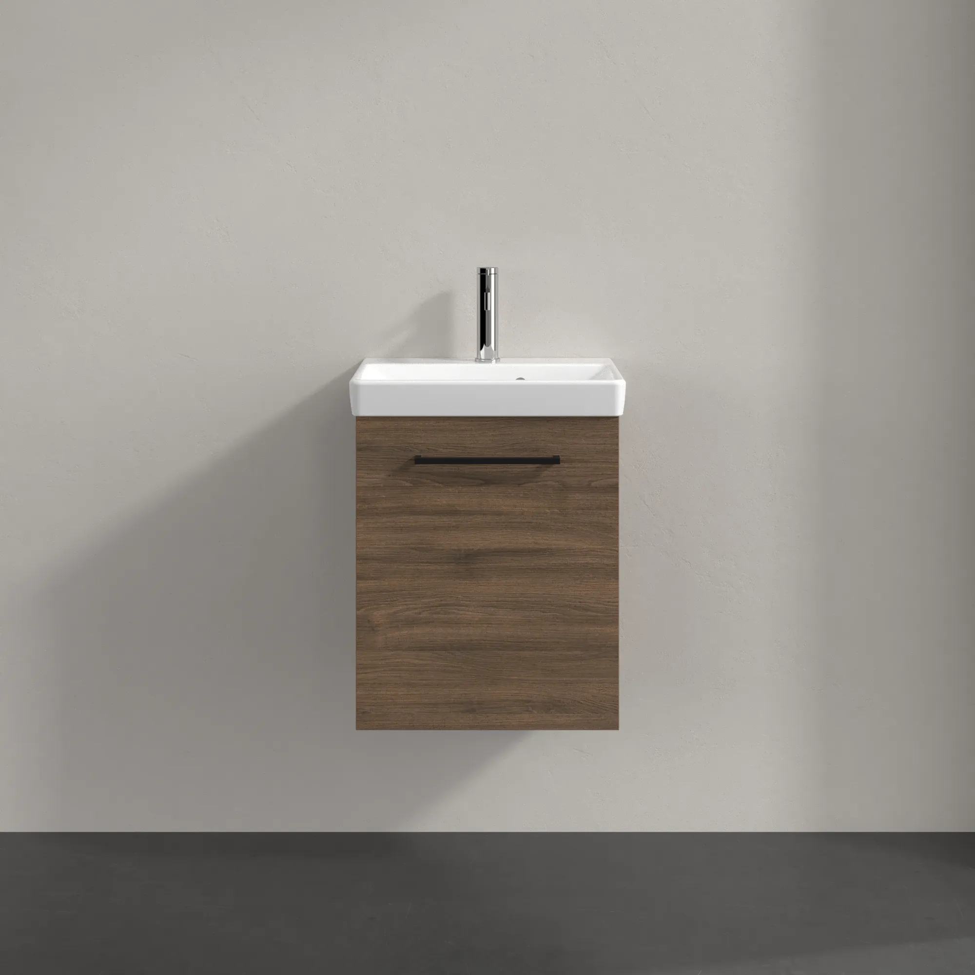Villeroy & Boch Waschbeckenunterschrank Avento, Arizona Oak, 426 x 514 x 350 mm, 1 Tür, SoftClosing, Wandmontage Villeroy & Boch Waschbeckenunterschrank Avento, Arizona Oak, 426 x 514 x 350 mm, 1 Tür, SoftClosing, Wandmontage