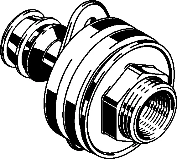 Viega „Raxofix“ Wanddurchführung 16 mm × 1/2″ × 3/4″ × 30 mm Viega „Raxofix“ Wanddurchführung 16 mm × 1/2″ × 3/4″ × 30 mm