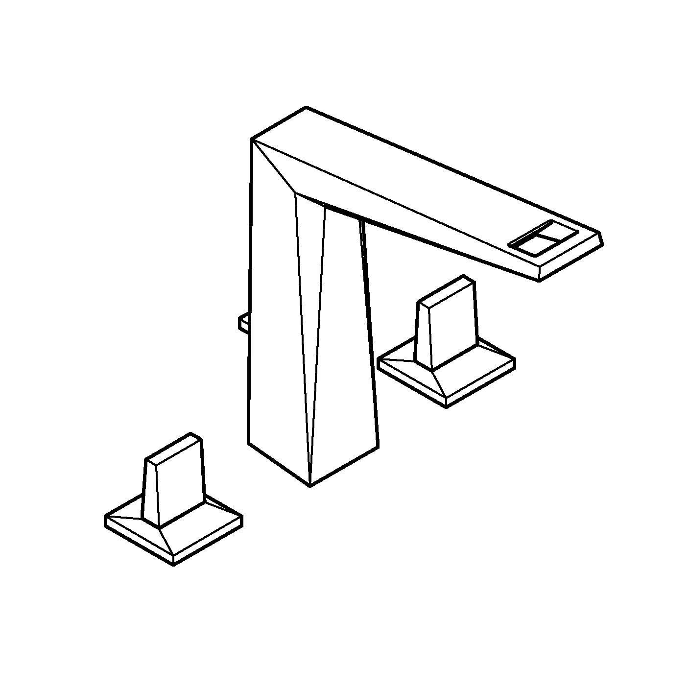 Grohe Allure Brilliant 3-Loch Waschtischbatterie L-Size, chrom Grohe Allure Brilliant 3-Loch Waschtischbatterie L-Size, chrom