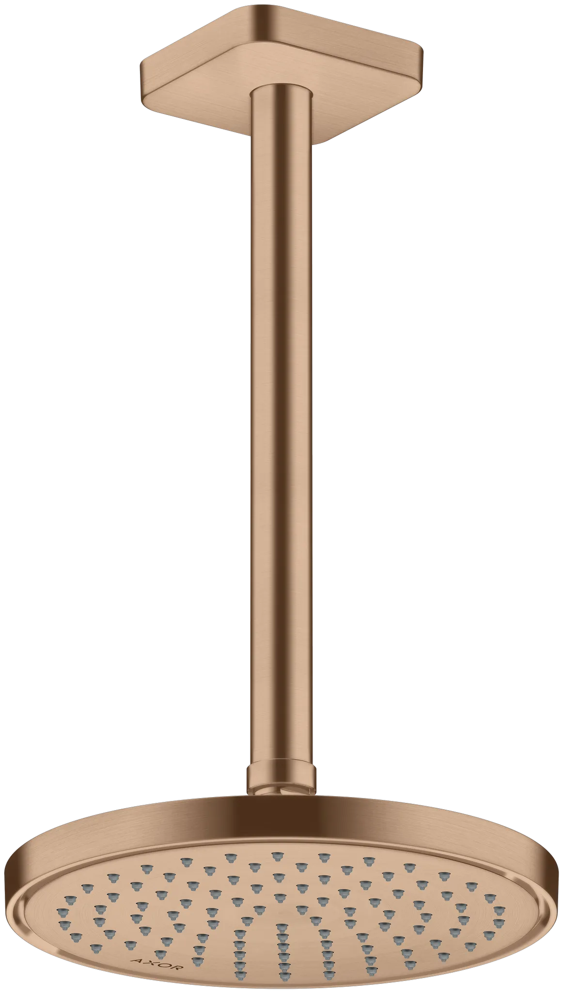 Hansgrohe AXOR ShowerSolutions Kopfbrause 220 1jet EcoSmart, Brushed Red Gold Hansgrohe AXOR ShowerSolutions Kopfbrause 220 1jet EcoSmart, Brushed Red Gold