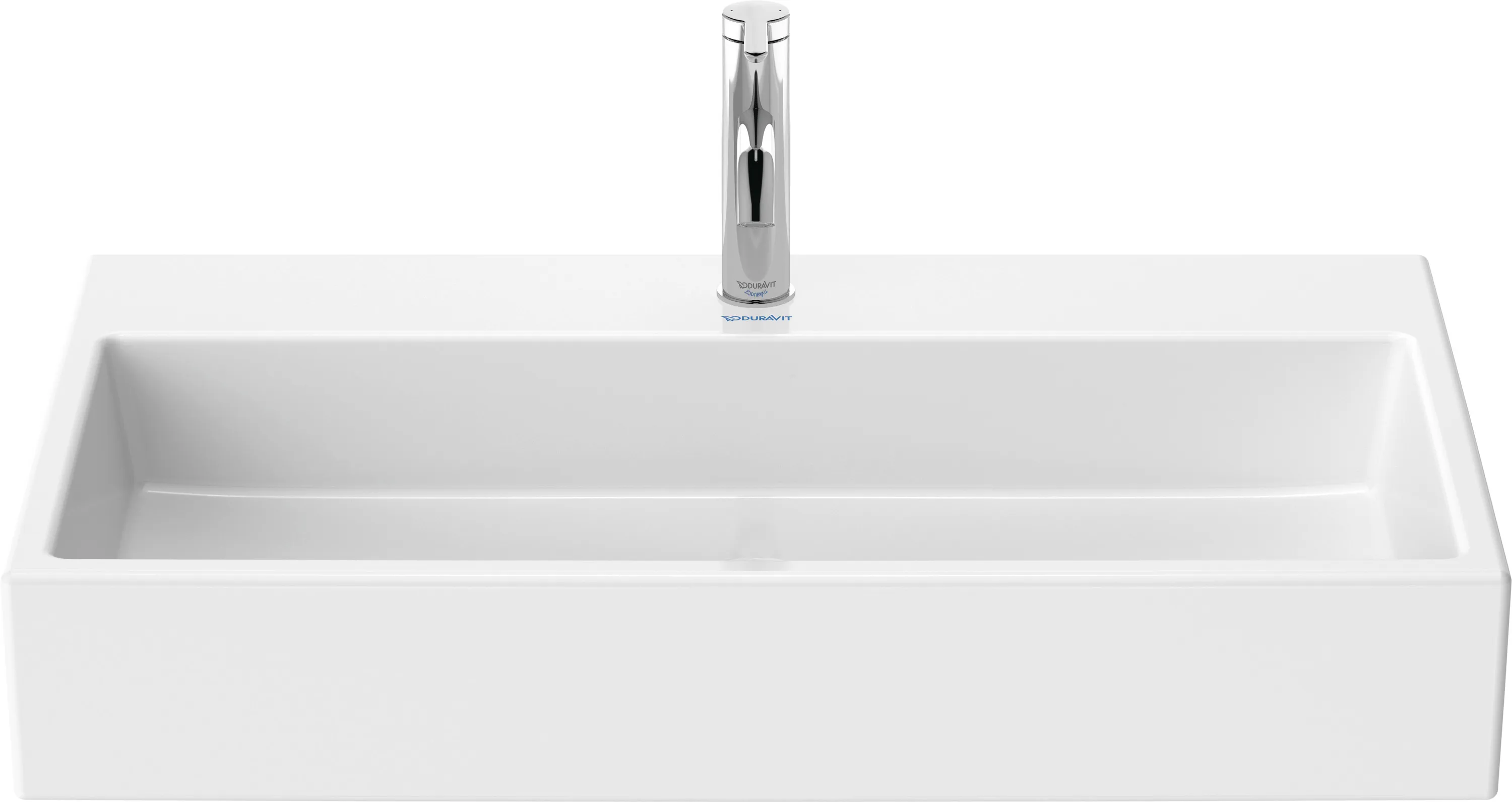 Wandwaschtisch geschliffen „Vero Air“, ohne Überlauf, Hahnlochposition mittig Wandwaschtisch geschliffen „Vero Air“, ohne Überlauf, Hahnlochposition mittig