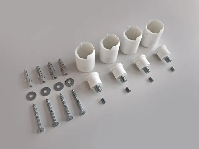 Zehnder Montageset für „Forma Airsystem“ in Sonderlackierung Zehnder Montageset für „Forma Airsystem“ in Sonderlackierung