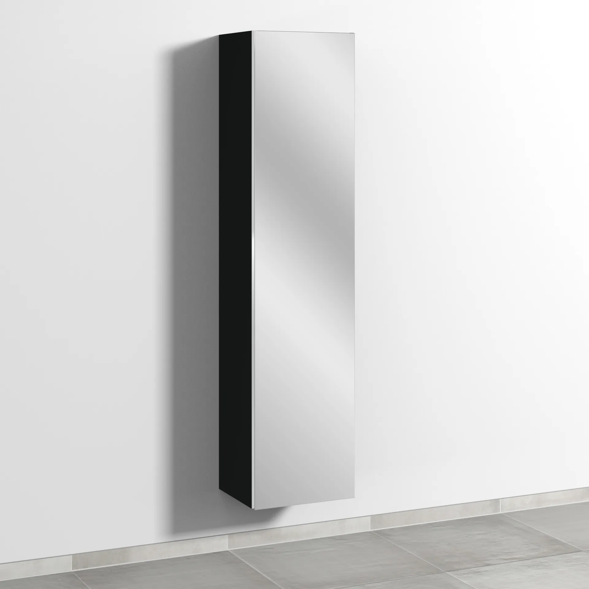 Sanipa Hochschrank „3way“ 400 × 1700 × 334 mm Anschlag rechts, in Vulkan (matt), Anschlag rechts Sanipa Hochschrank „3way“ 400 × 1700 × 334 mm Anschlag rechts, in Vulkan (matt), Anschlag rechts