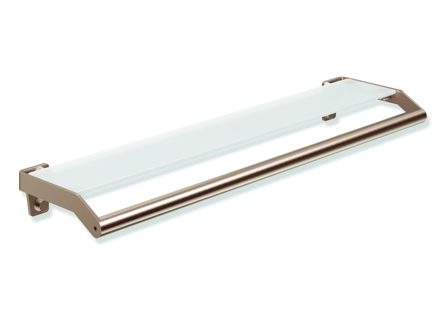 Ablage mit Haltegriff des Systems 900, Edelstahl, PVD, Glasplatte mit Splitterschutzfolie, weiß hinterlackiert, 720 mm breit, 70 mm hoch, 188 mm tief, in Farbe CK (Messing glänzend) Ablage mit Haltegriff des Systems 900, Edelstahl, PVD, Glasplatte mit Splitterschutzfolie, weiß hinterlackiert, 720 mm breit, 70 mm hoch, 188 mm tief, in Farbe CK (Messing glänzend)