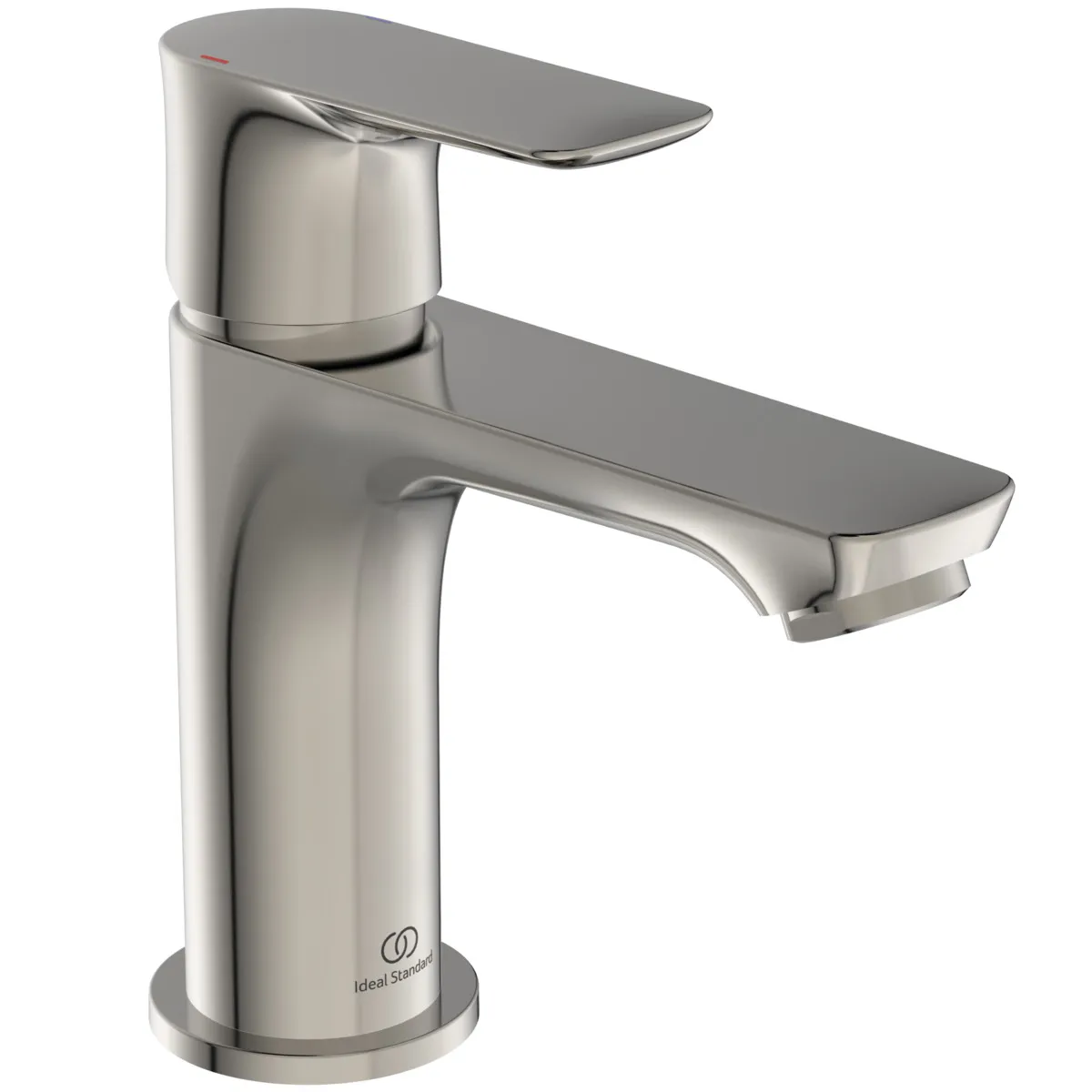 Ideal Standard Connect Air Waschtischarmatur Slim, 107 mm Ausladung, 90 mm Auslaufhöhe, Silver Storm