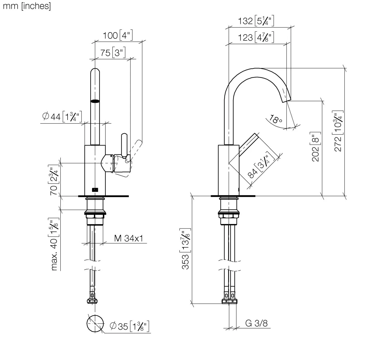 Waschtisch-Einhandbatterie ohne Ablaufgarnitur META Chrom 33525661 Waschtisch-Einhandbatterie ohne Ablaufgarnitur META Chrom 33525661