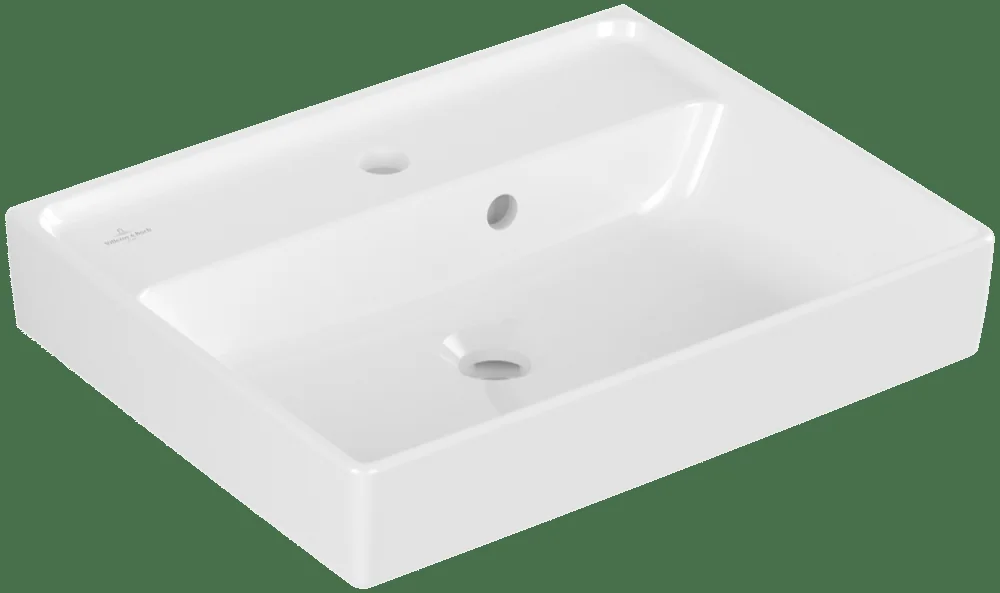 Villeroy & Boch Collaro Handwaschbecken 500x400mm, Rechteck, TitanCeram, Weiß Alpin Villeroy & Boch Collaro Handwaschbecken 500x400mm, Rechteck, TitanCeram, Weiß Alpin