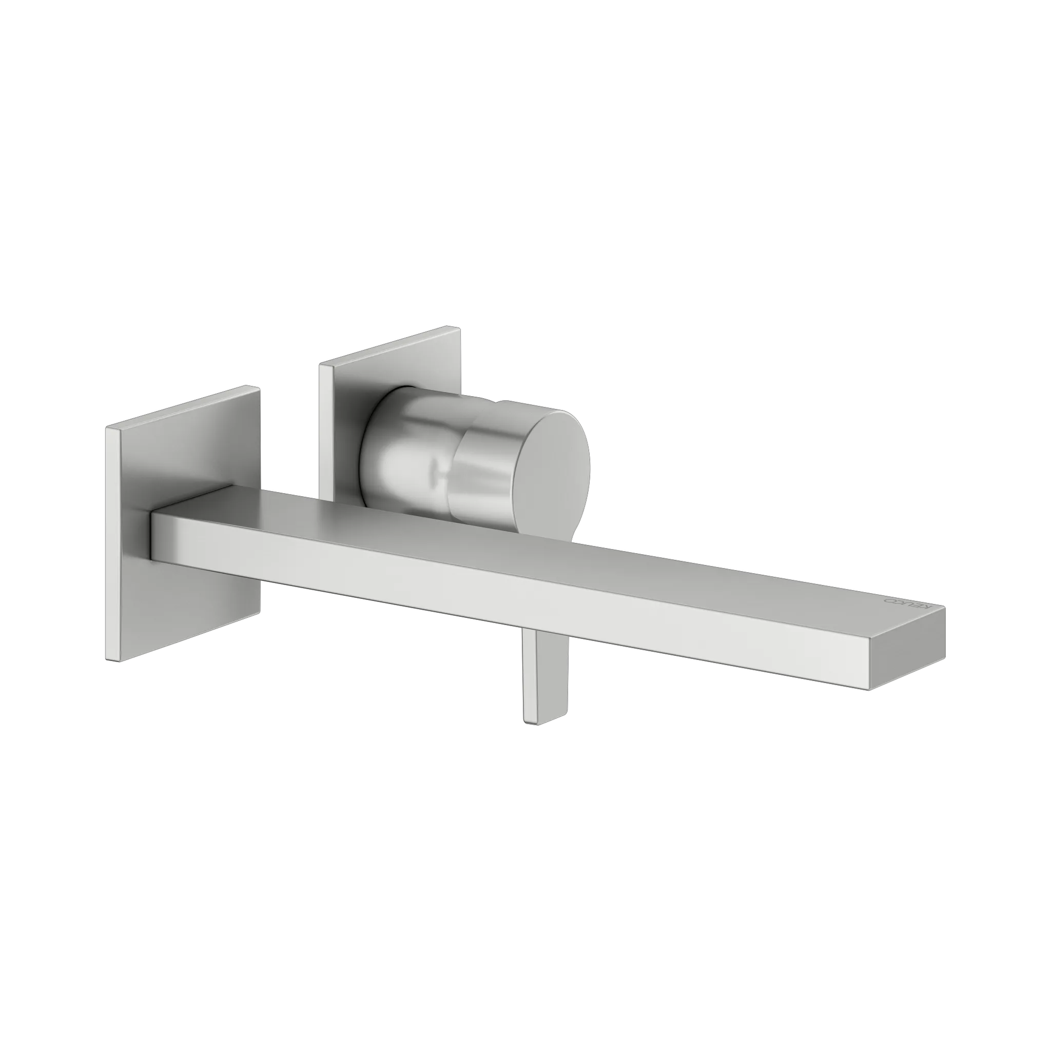 KEUCO EDITION 11 Einhebel-Waschtischmischer Unterputz 2 Loch Wandmontage 243 mm Edelstahl-finish KEUCO EDITION 11 Einhebel-Waschtischmischer Unterputz 2 Loch Wandmontage 243 mm Edelstahl-finish