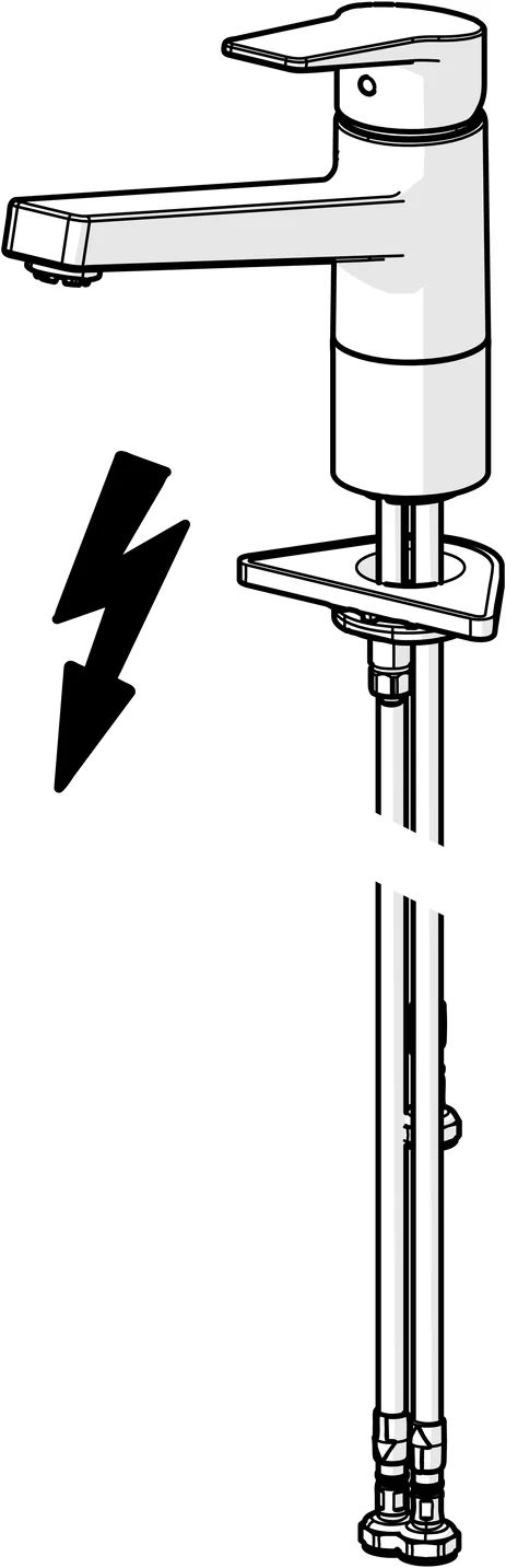 HansaTWIST Einhebelmischer Küchenarmatur, Niederdruck, Chrom