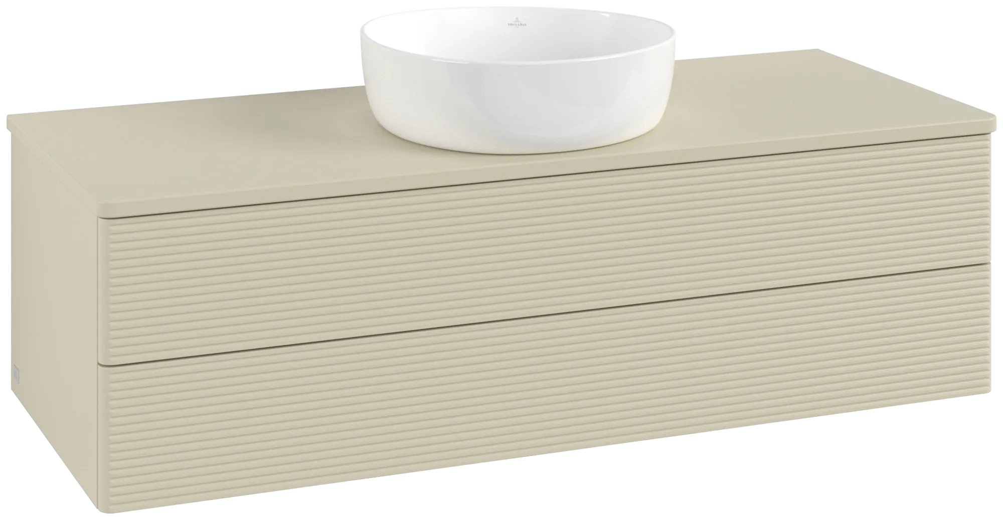 Villeroy & Boch Antao Waschbeckenunterschrank L21_1 1200x360x500mm Silk Grey Matt