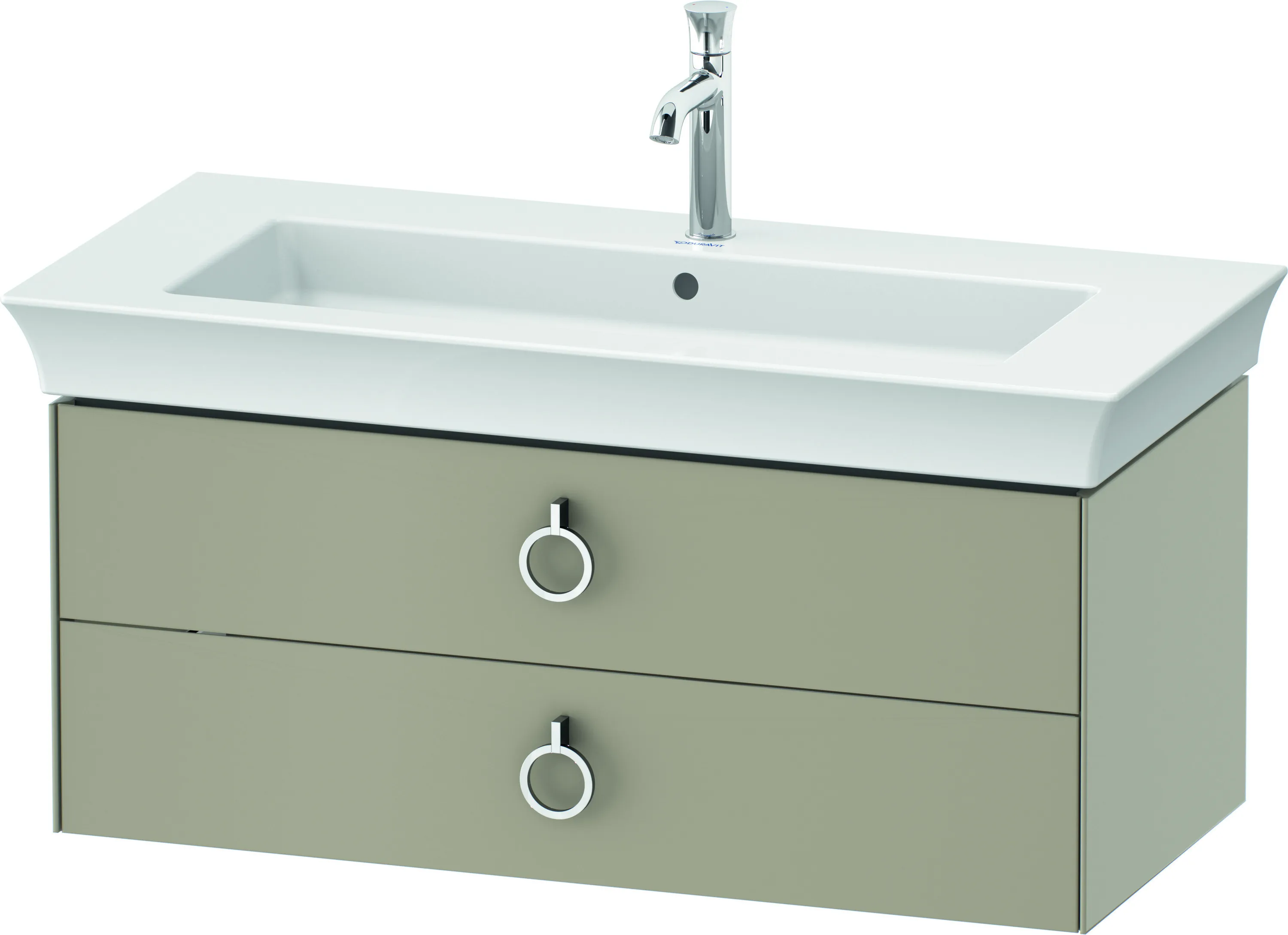 Duravit Waschtischunterschrank wandhängend „White Tulip“ 98,4 × 41 × 45,8 cm Duravit Waschtischunterschrank wandhängend „White Tulip“ 98,4 × 41 × 45,8 cm