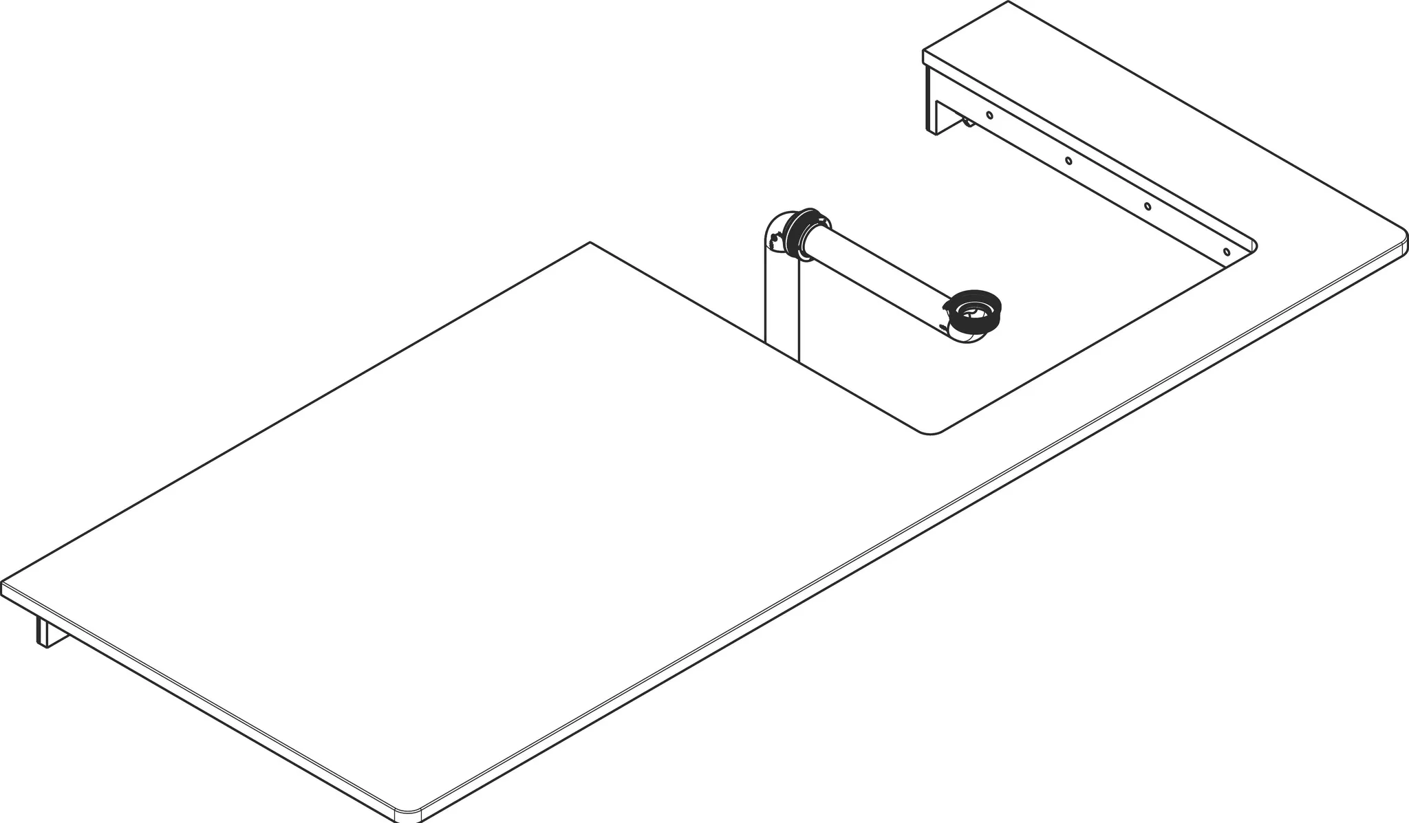Xelu Q Konsole 1360/550 mit Ausschnitt rechts für Aufsatzwaschtisch geschliffen 500/480 Weiß Hochglanz Xelu Q Konsole 1360/550 mit Ausschnitt rechts für Aufsatzwaschtisch geschliffen 500/480 Weiß Hochglanz