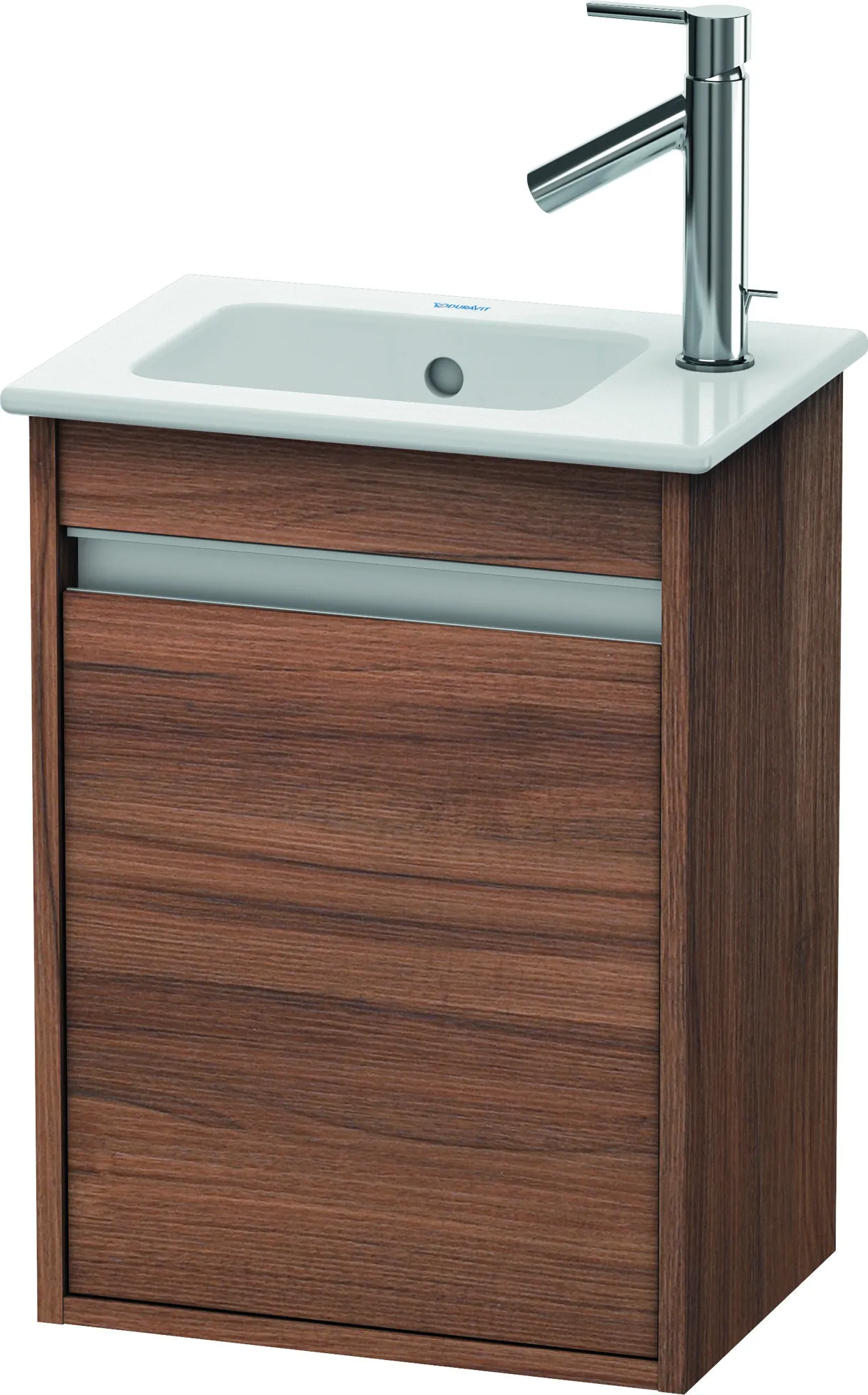 Duravit Waschtischunterschrank wandhängend „Ketho“ 40 × 55 × 28,5 cm in Nussbaum Natur Duravit Waschtischunterschrank wandhängend „Ketho“ 40 × 55 × 28,5 cm in Nussbaum Natur