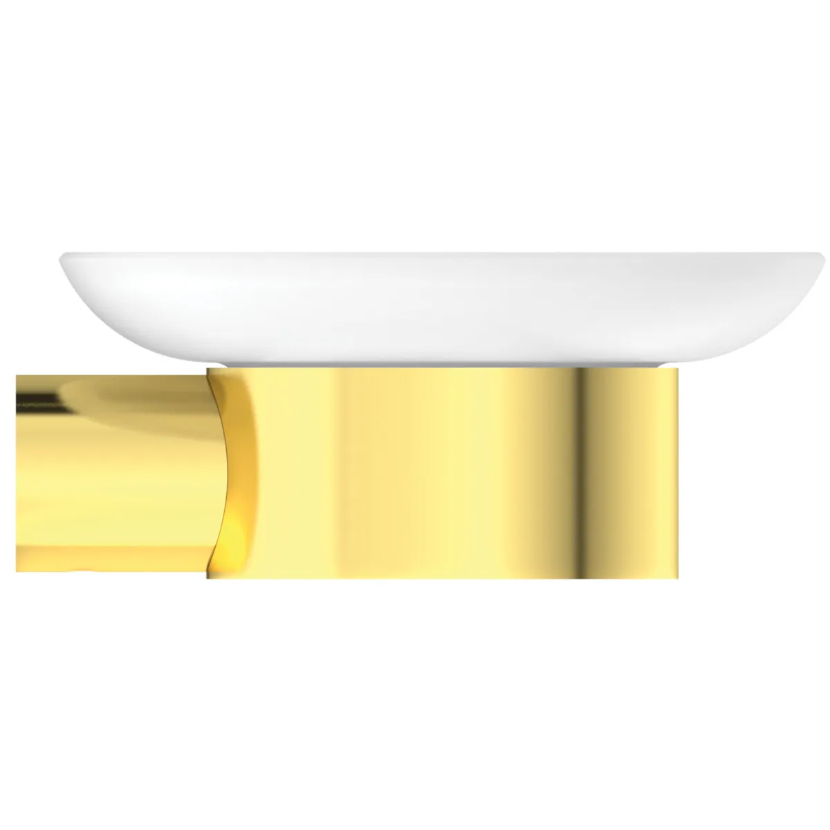 Seifenschale Conca, rund, Brushed Gold