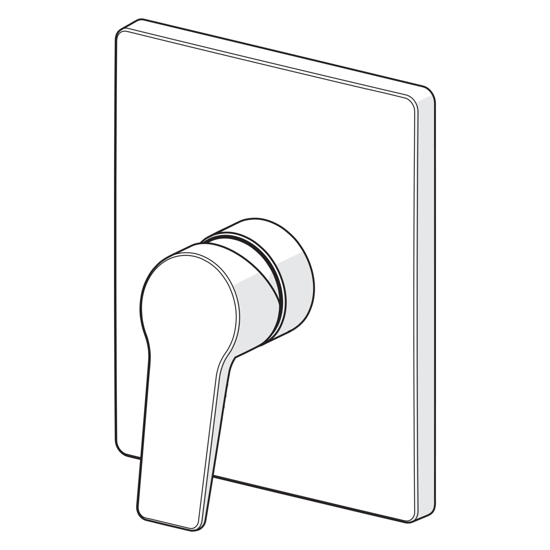 HansaTWIST Duscharmatur Hansacolour Einhebelmischer Fertigset für Brause-Batterie 8985 Rosette eckig Matt-Schwarz HansaTWIST Duscharmatur Hansacolour Einhebelmischer Fertigset für Brause-Batterie 8985 Rosette eckig Matt-Schwarz