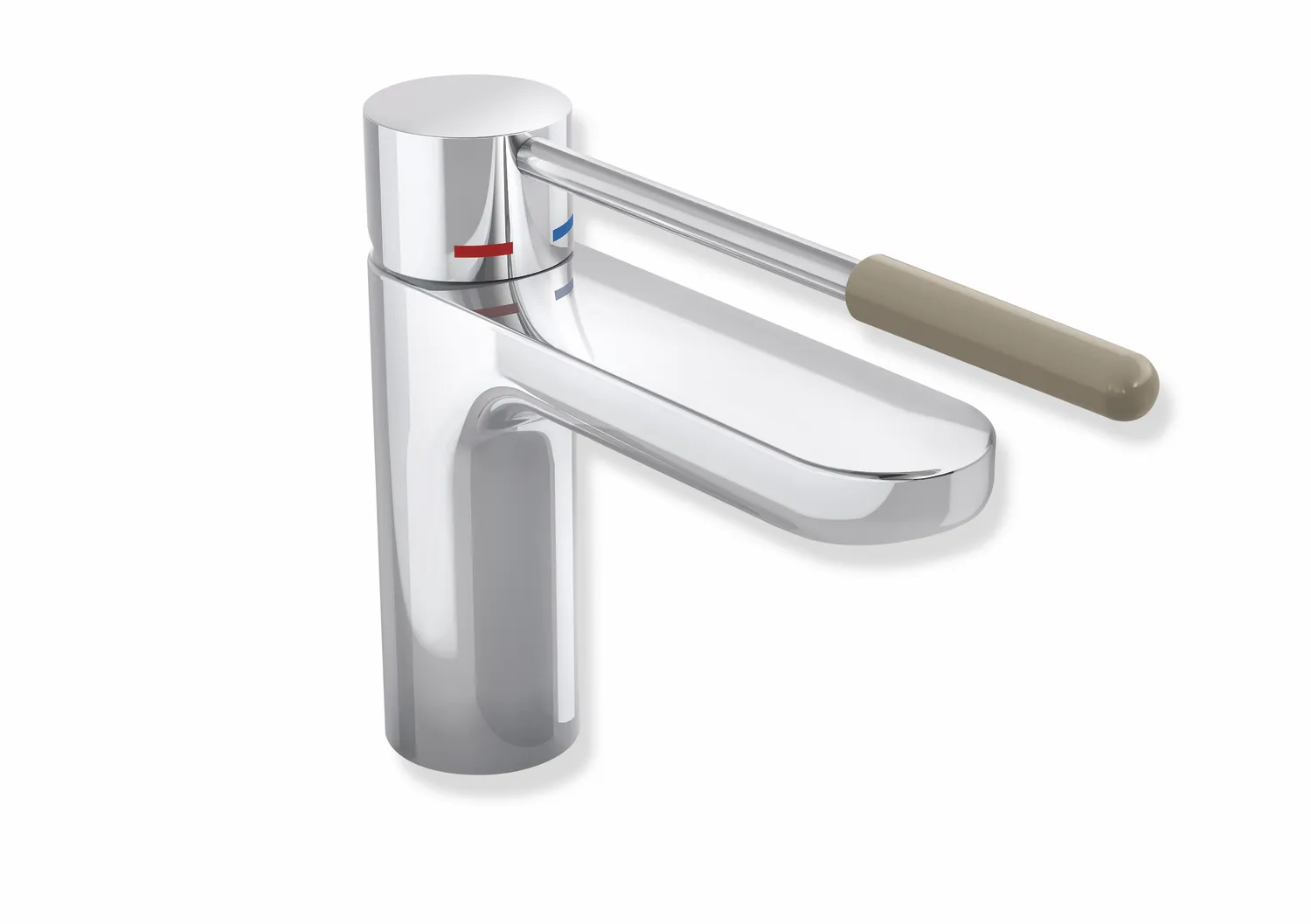 Einhand-Waschtischarmatur „System-Armaturen“ 19,9 cm in Sand