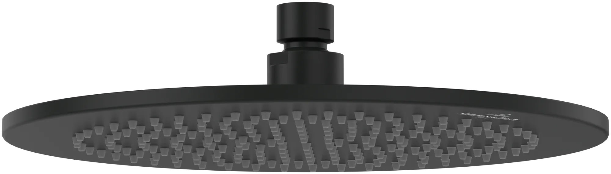 Duschkopf TVC00000100061, rund ⌀ 25 × 6,3 cm in Matt Black Farbe: Matt Black