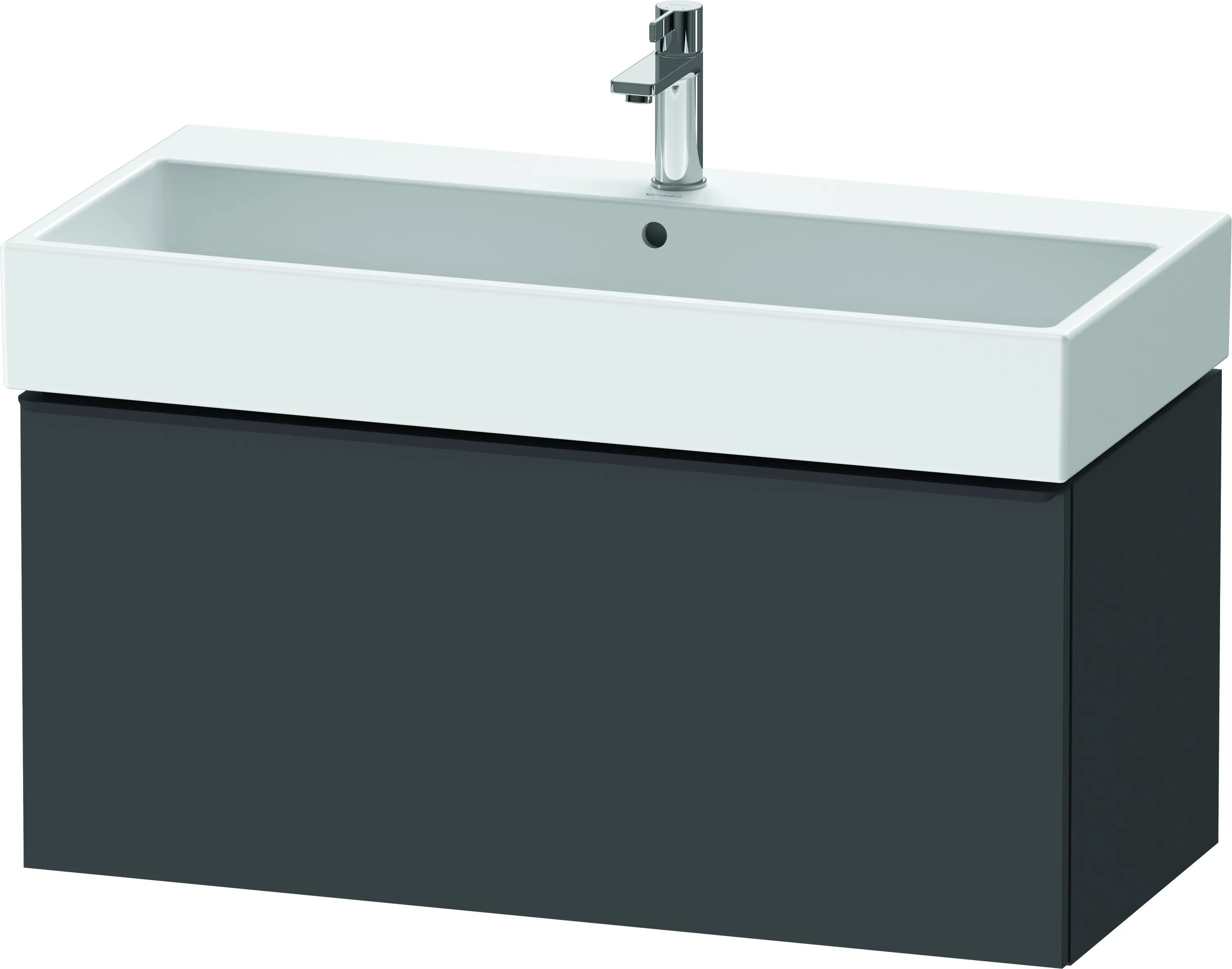 Duravit Waschtischunterschrank wandhängend „D-Neo“ 98,4 × 44 × 44,2 cm Graphit Matt