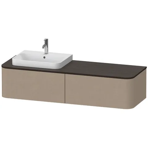 Duravit Waschtischunterschrank wandhängend „Happy D.2 Plus“ Leinen