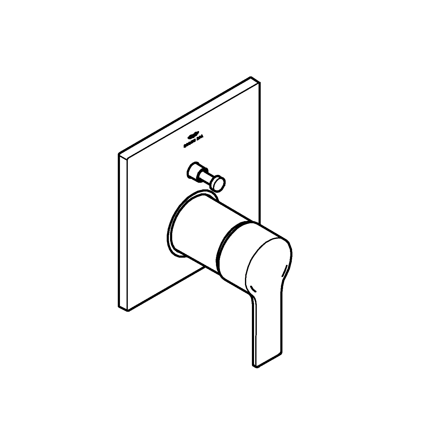 Grohe Allure Einhand-Wannenbatterie Fertigmontageset für Rapido SmartBox chrom Grohe Allure Einhand-Wannenbatterie Fertigmontageset für Rapido SmartBox chrom