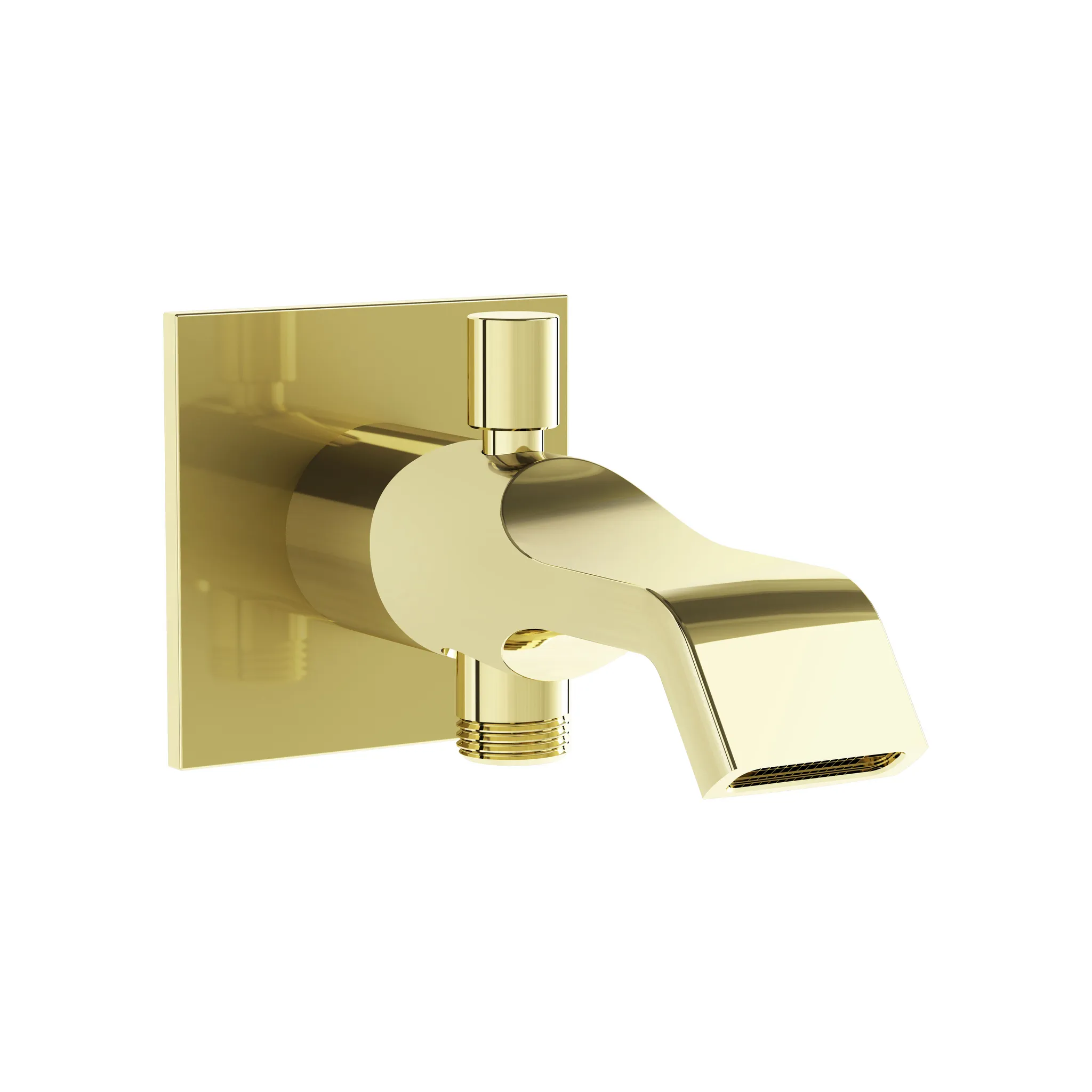 VitrA Suit Wanneneinlauf mit Handbrauseanschluss Wandmontage Ausladung Auslauf 15 cm Gold Soft