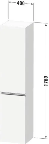 Duravit Hochschrank „Sivida“ 40 × 177 × 37,4 cm Graphit Matt Duravit Hochschrank „Sivida“ 40 × 177 × 37,4 cm Graphit Matt