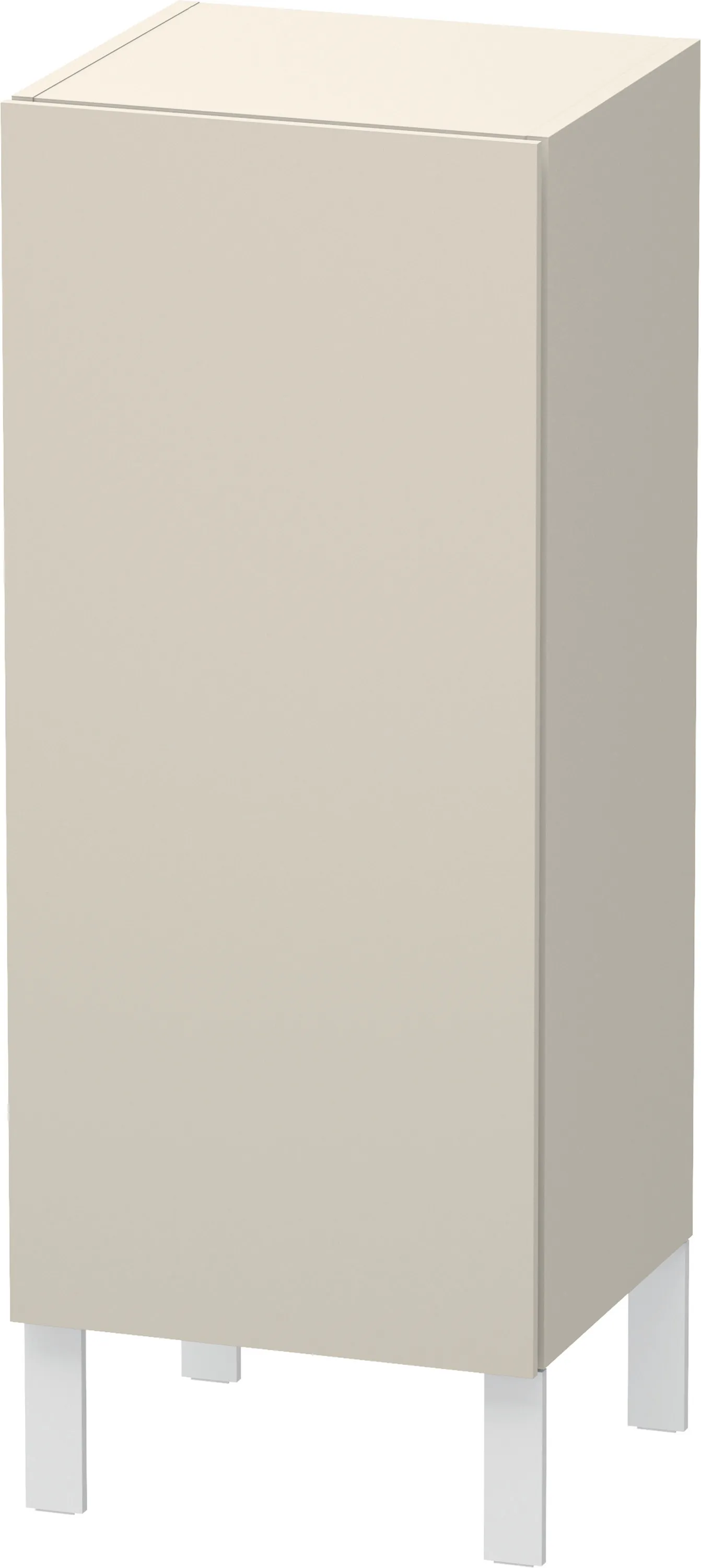 Duravit Halbhochschrank „L-Cube“ 25 × 60 × 20 cm Taupe Supermatt