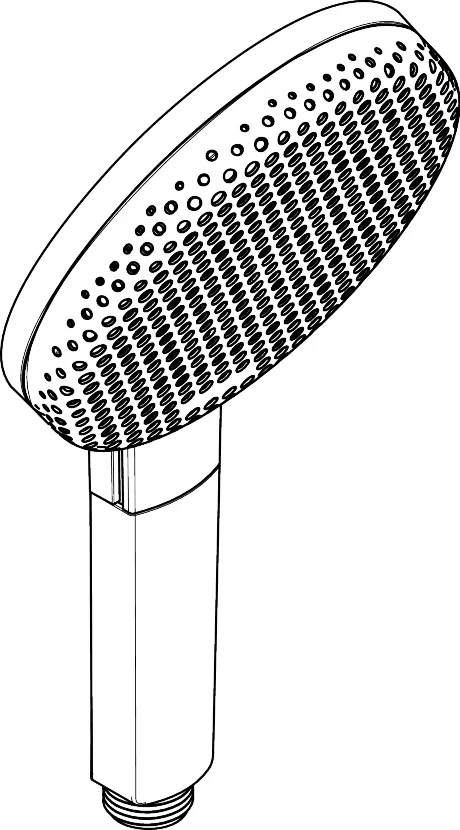 Hansgrohe Handbrause Raindance Alive Select S, Chrom, 125 mm Brausekopfgröße, 3 Strahlarten, QuickClean, Durchflussregler 12 l/min