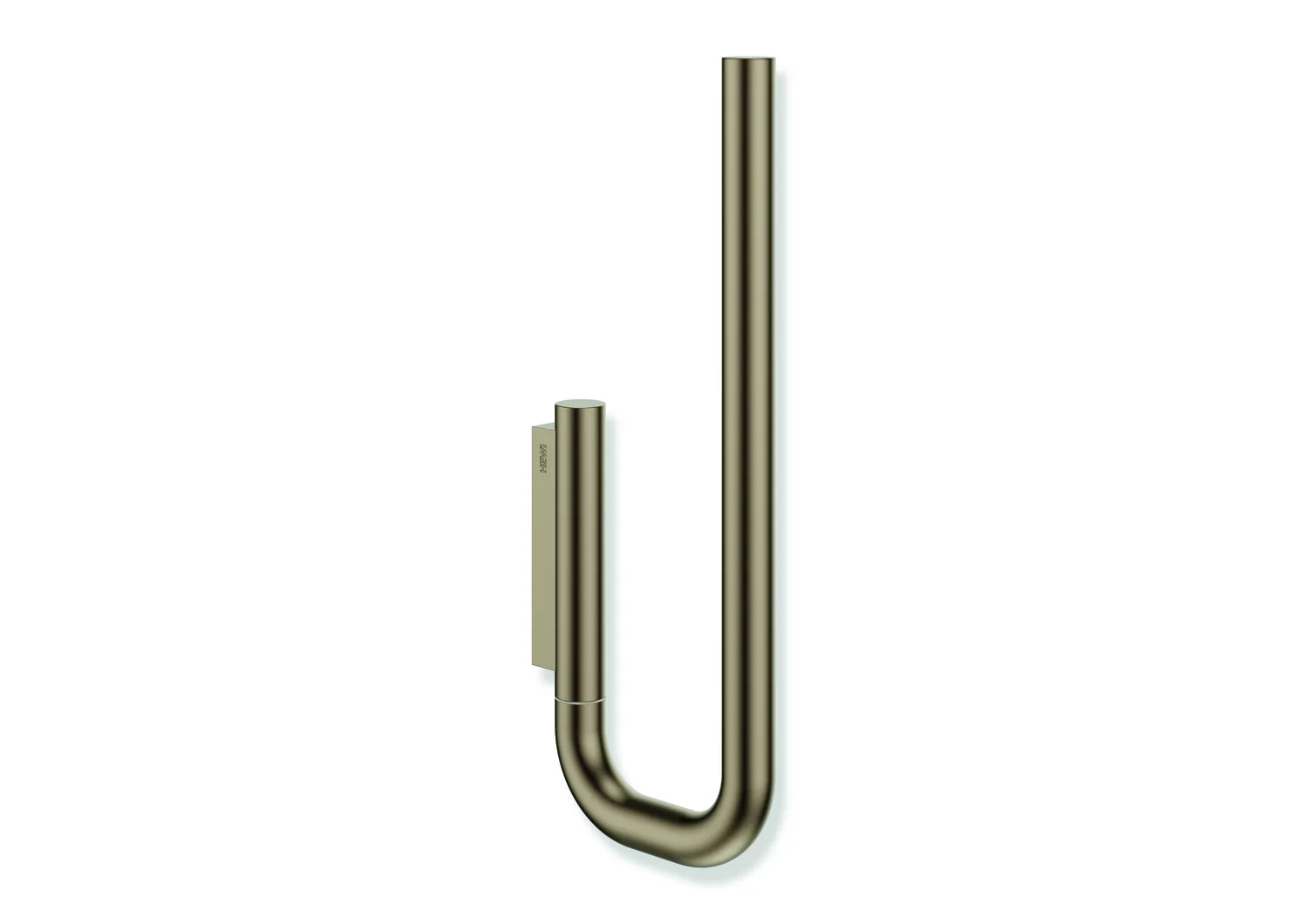 HEWI Reservepapierhalter Serie 480, PVD bronze gebürstet, 2-fach schwenkbar, Höhe 227 mm, Tiefe 86 mm, Durchmesser 15 mm