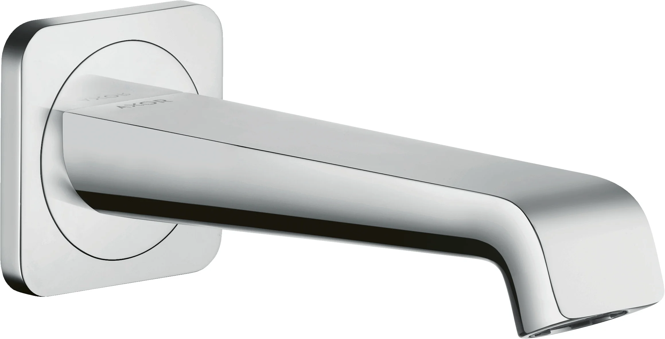 Hansgrohe Axor Citterio E Wanneneinlauf Chrom, DN20, Ausladung 181 mm, Laminarstrahl, max. Durchfluss 23 l/min bei 3 bar