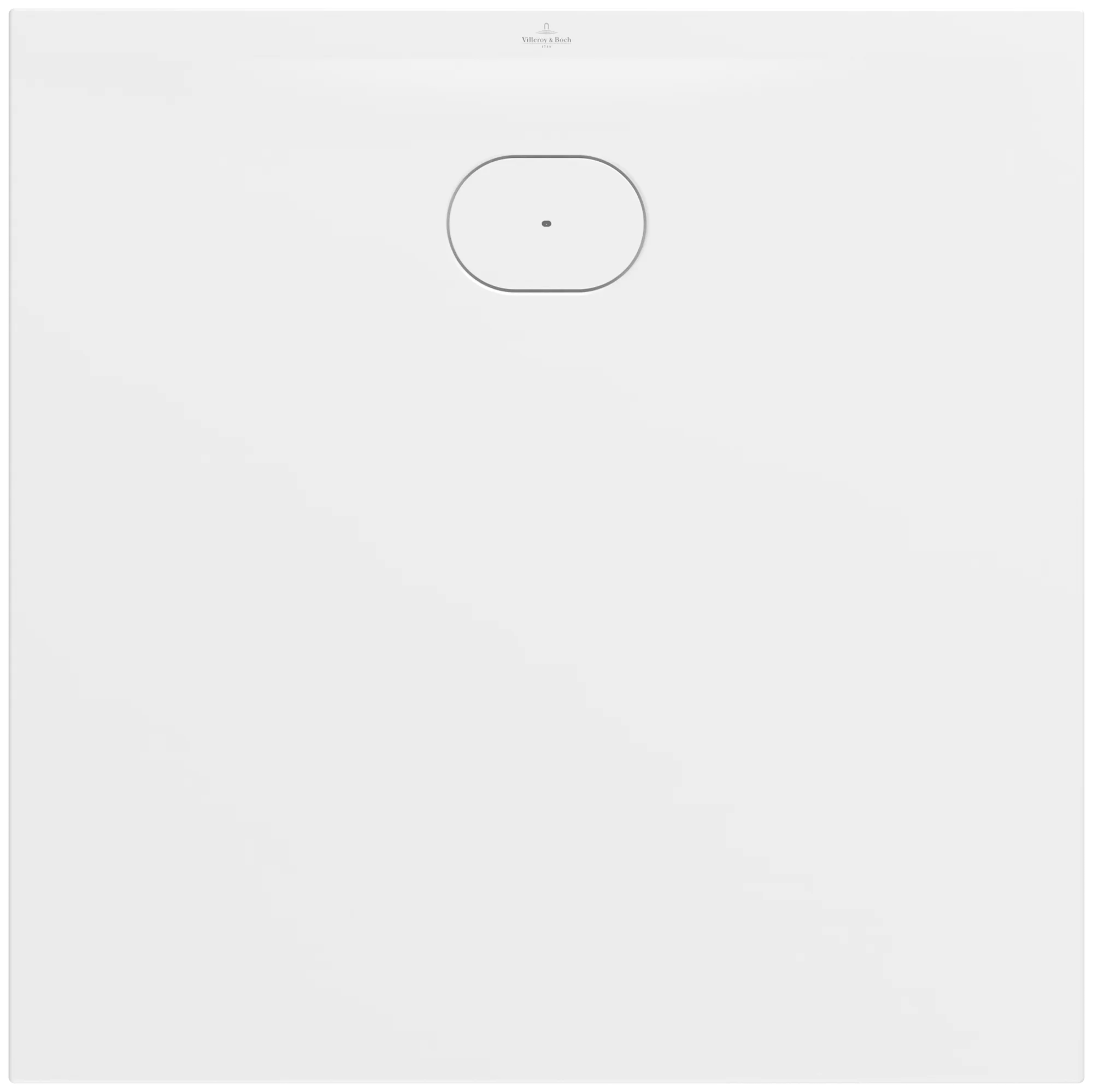 Villeroy & Boch quadratische Duschwanne Ecora UDA1010ERA1SV, Stone White, 1000x1000x35 mm, 14 mm Innentiefe