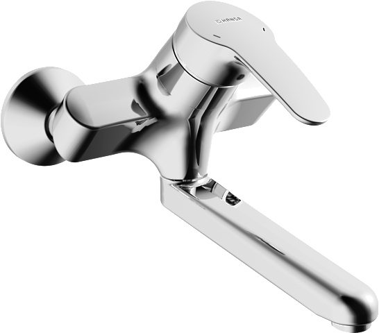 Einhand-Waschtischarmatur „Mix“ Ausladung 246 mm in Chrom Einhand-Waschtischarmatur „Mix“ Ausladung 246 mm in Chrom
