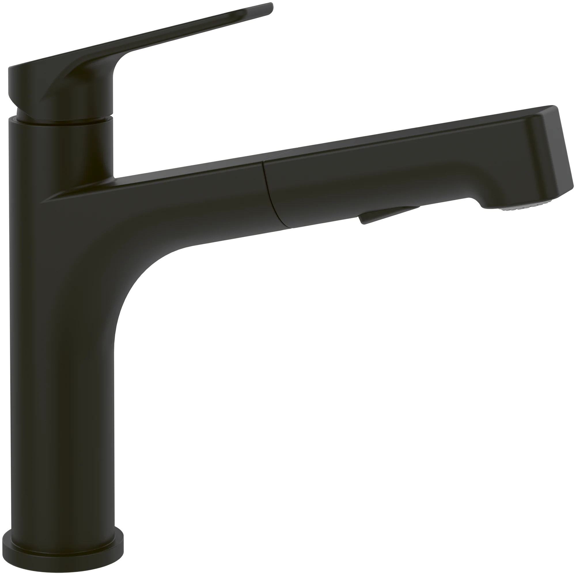 Villeroy & Boch Küchenarmatur Junis Sky Shower, Edelstahl, matt schwarz, 46 x 253 x 248 mm