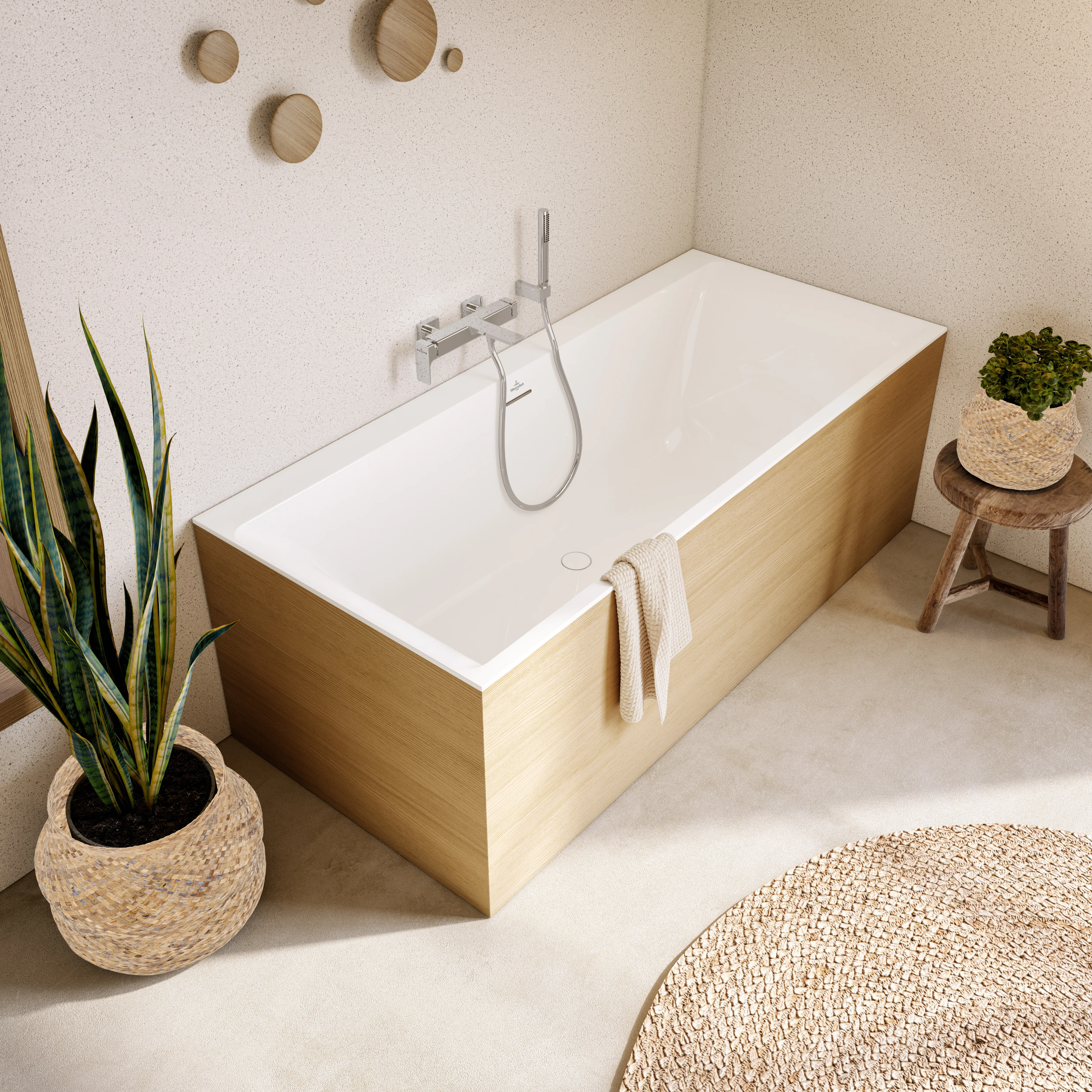 Villeroy & Boch Badewanne Subway 3.0 1800 x 800 mm Höhe 480 mm Stone White Einbauhöhe 610-660 mm Villeroy & Boch Badewanne Subway 3.0 1800 x 800 mm Höhe 480 mm Stone White Einbauhöhe 610-660 mm