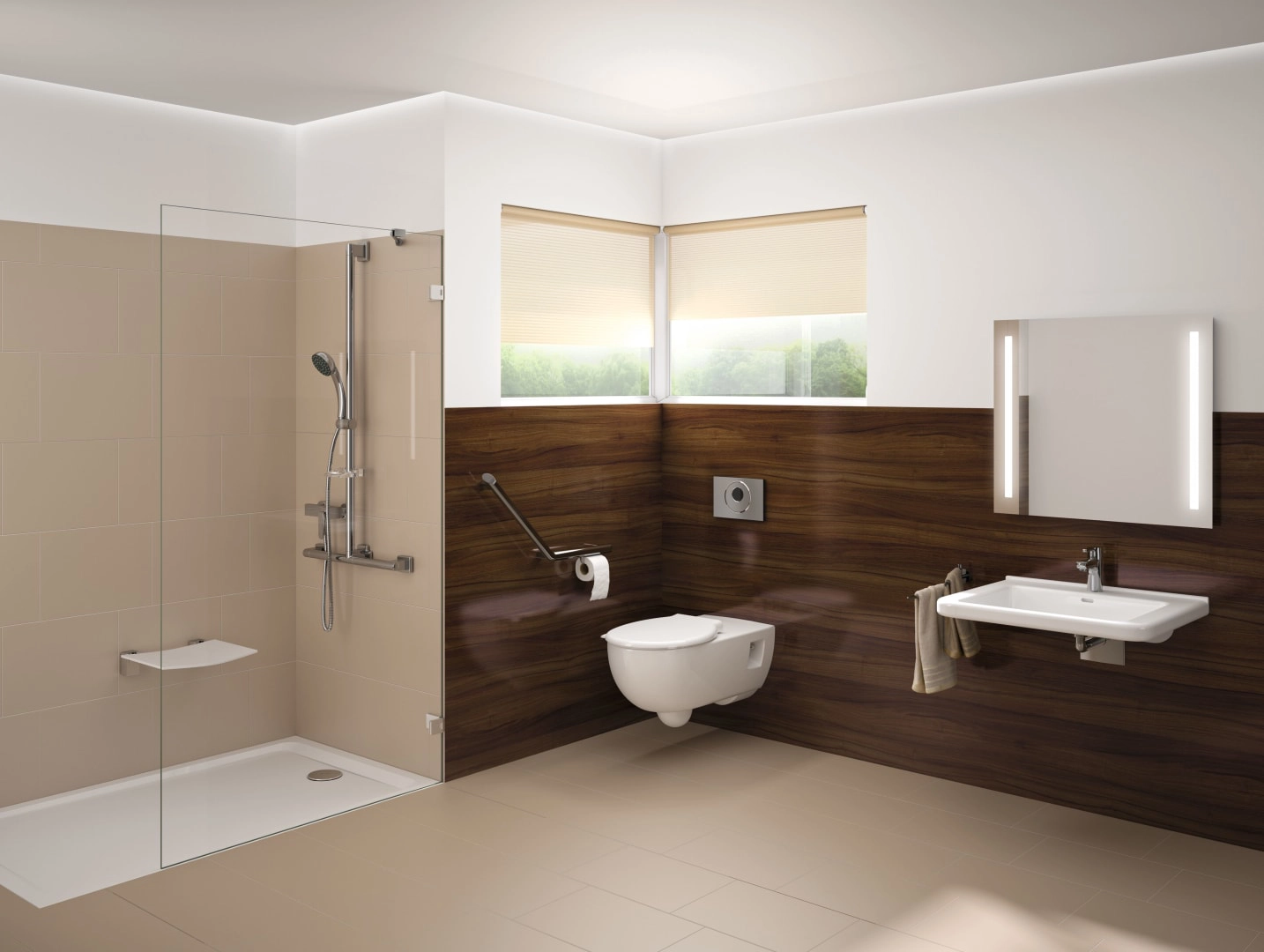 Wand-Tiefspül-WC „Renova Comfort“ teilgeschlossene Form 35,5 × 34,5 × 70 cm in weiß alpin, ohne Spülrand Wand-Tiefspül-WC „Renova Comfort“ teilgeschlossene Form 35,5 × 34,5 × 70 cm in weiß alpin, ohne Spülrand