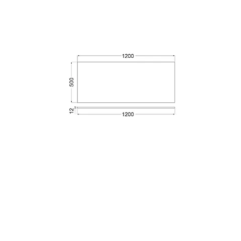 Kludi-ICOS Waschtisch-Deckplatte 120x50 H1,2cm Mattweiß Kludi-ICOS Waschtisch-Deckplatte 120x50 H1,2cm Mattweiß