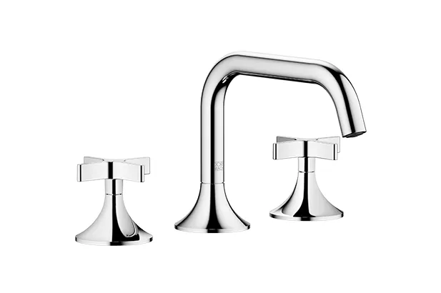 Waschtisch-Dreilochbatterie mit Ablaufgarnitur VAIA Chrom 20705809