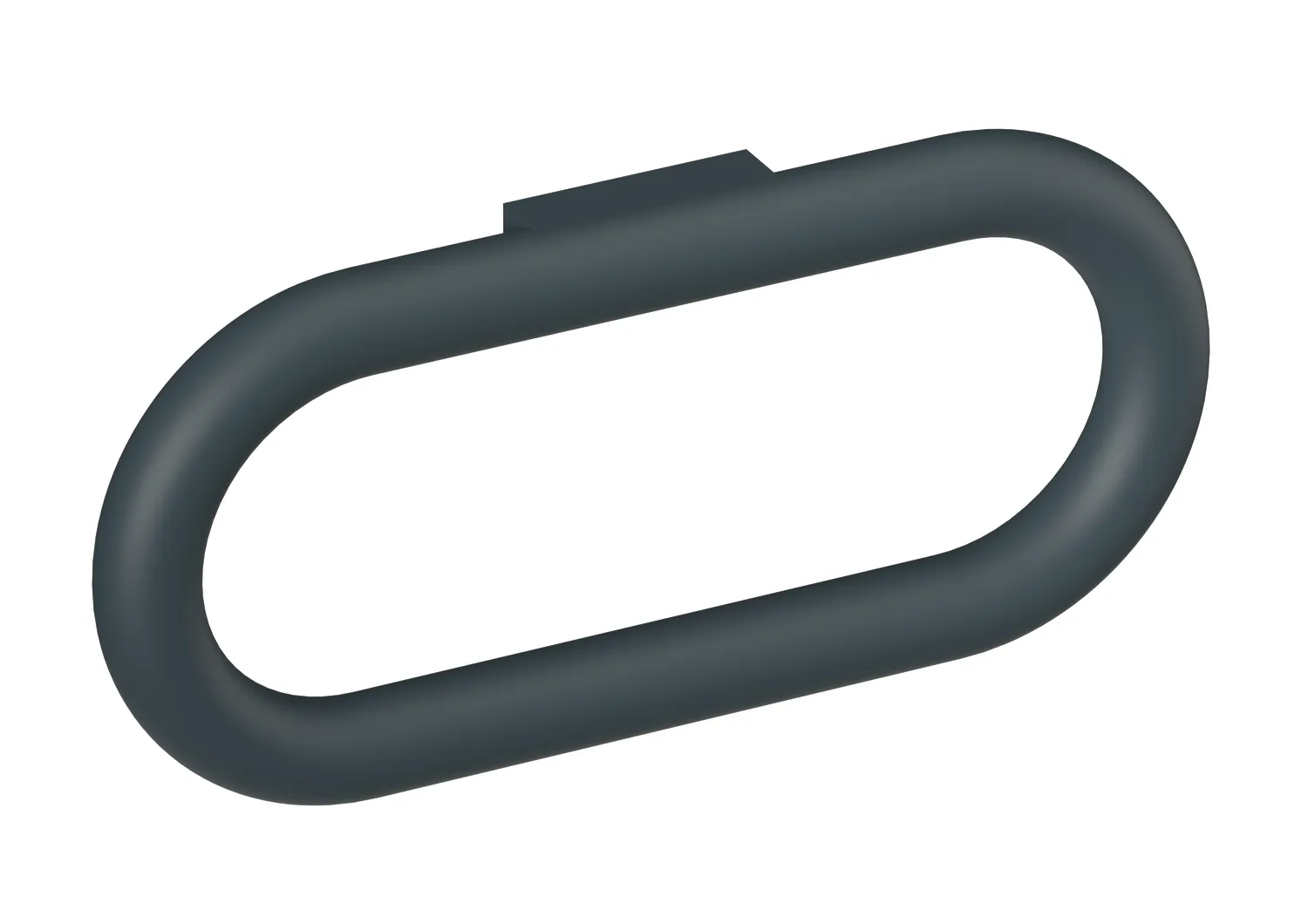 HEWI Handtuchring „Serie 477“ 32 × 15 × 2,8 cm in Anthrazitgrau HEWI Handtuchring „Serie 477“ 32 × 15 × 2,8 cm in Anthrazitgrau