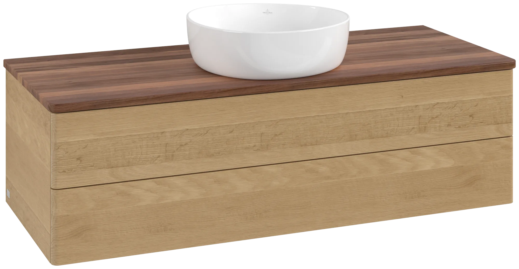 Villeroy & Boch Antao Waschbeckenunterschrank K21_1, 1200x360x500 mm, Honey Oak / Warm Walnut