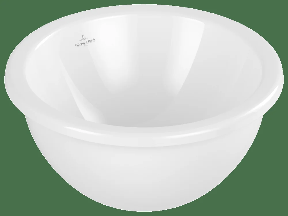 Villeroy & Boch Loop & Friends Unterbauwaschbecken 4A5100, 330x330mm, rund, weiß