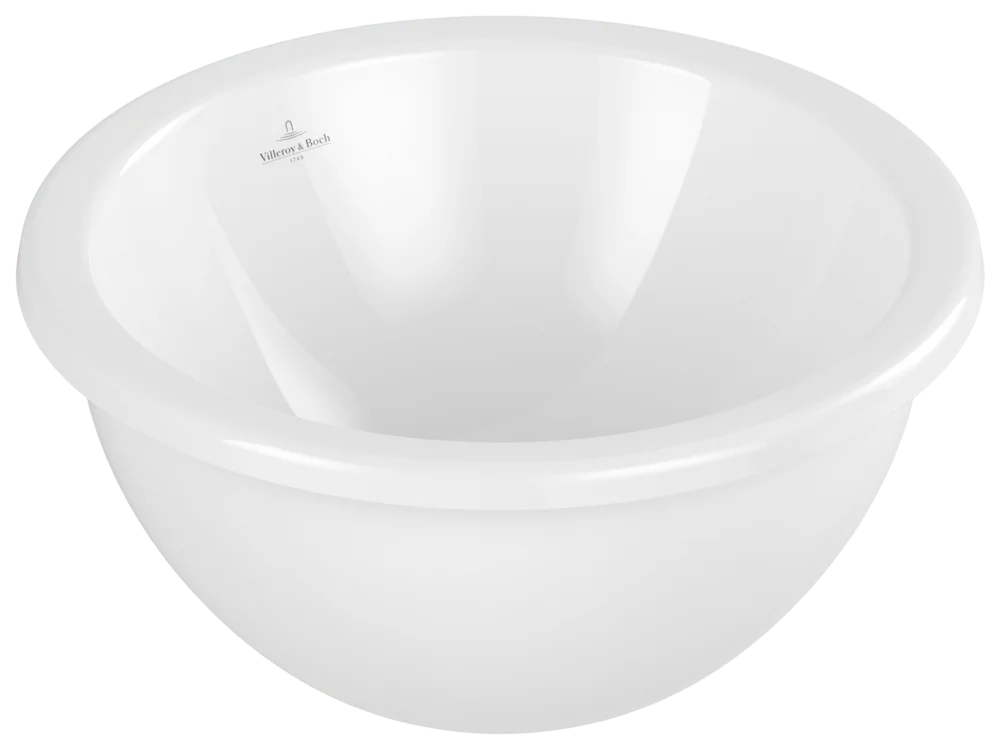 Villeroy & Boch Loop & Friends Unterbauwaschbecken 4A5100, 330x330mm, rund, weiß