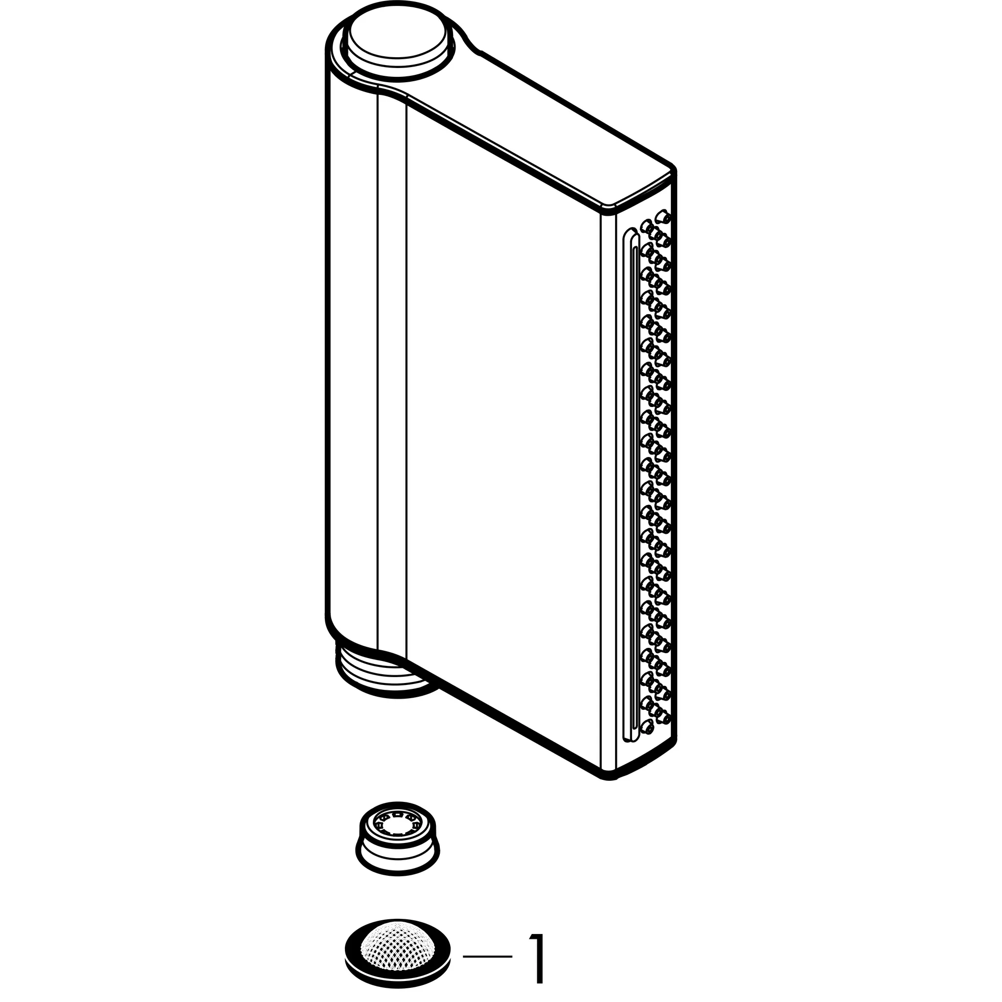 Hansgrohe AXOR One Handbrause 2jet, Chrom Hansgrohe AXOR One Handbrause 2jet, Chrom