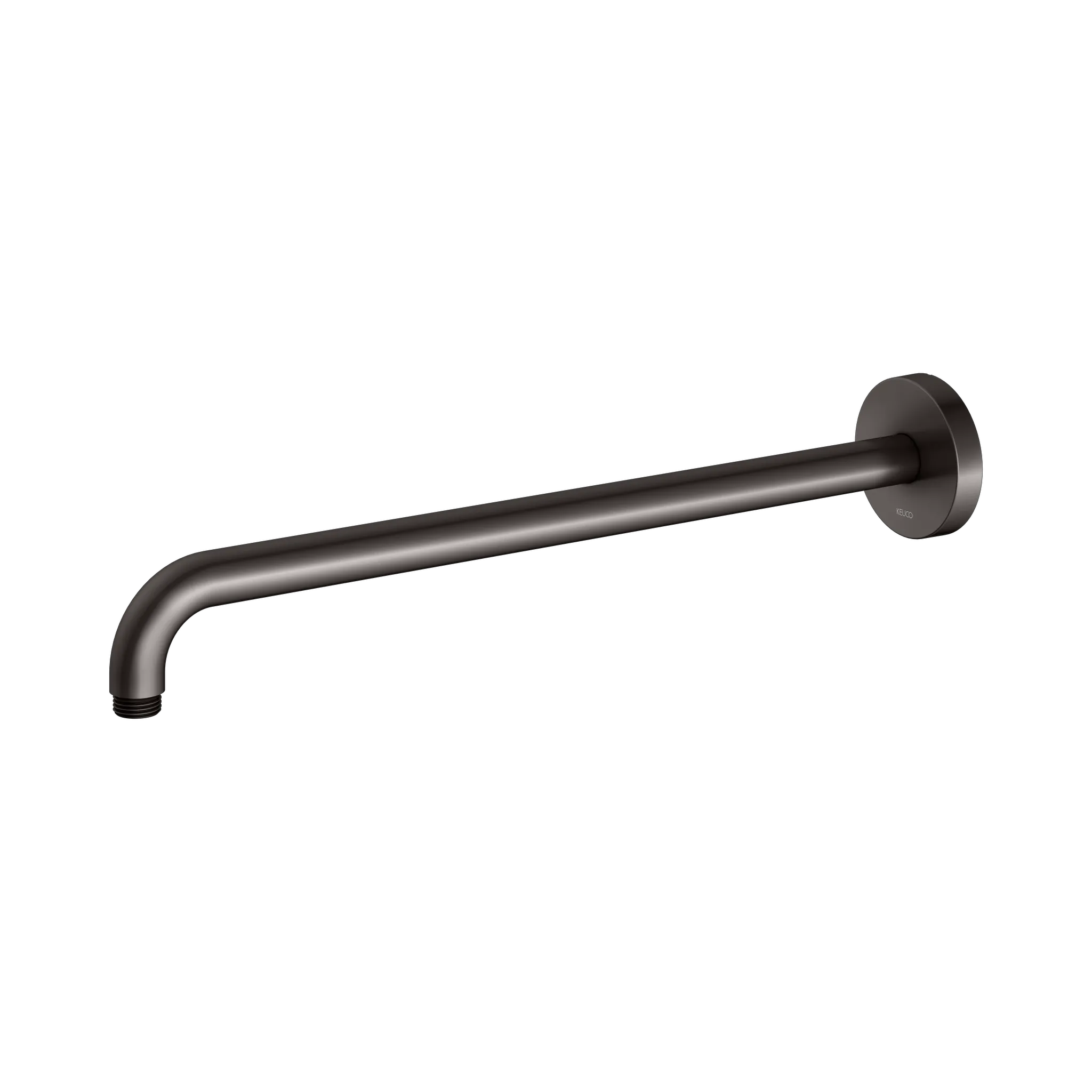 Brausen und Brausezubehör Brausearm Wandanschluss 450 mm Titanschwarz gebürstet